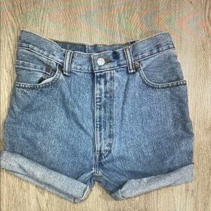 Denim Athletic Shorts for Women
